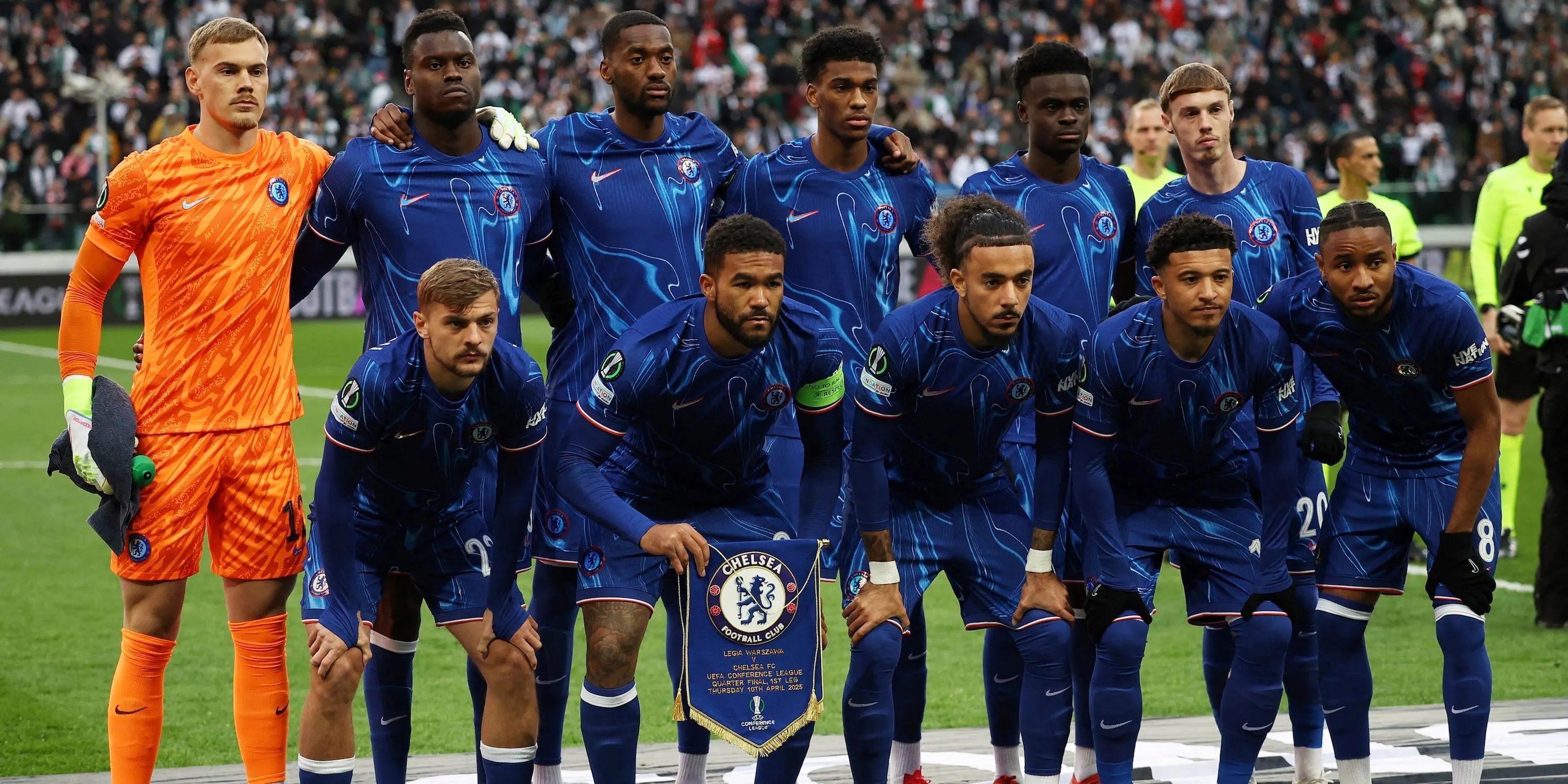 Đội hình Chelsea trước một trận đấu