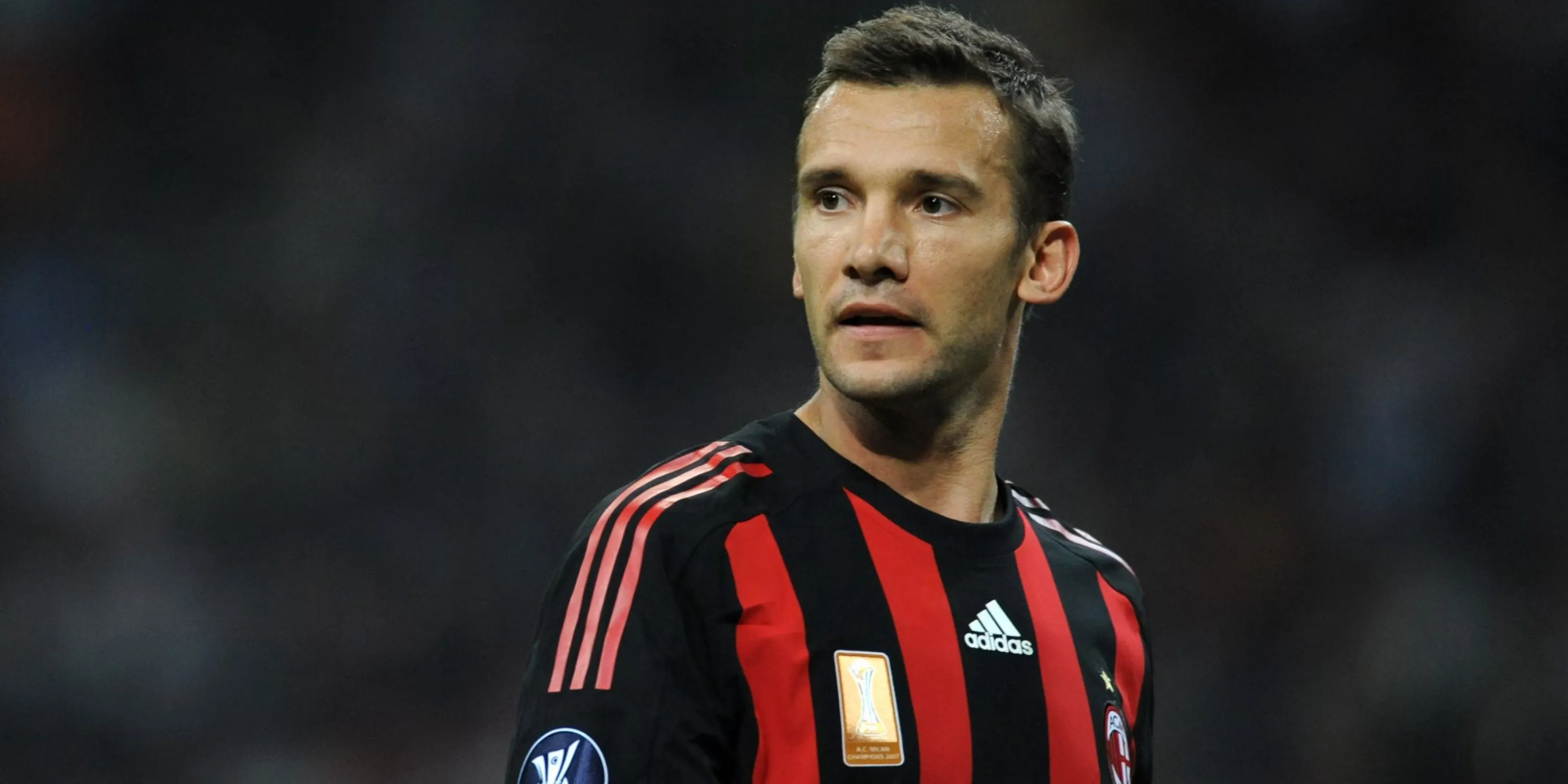 Andriy Shevchenko trong màu áo AC Milan