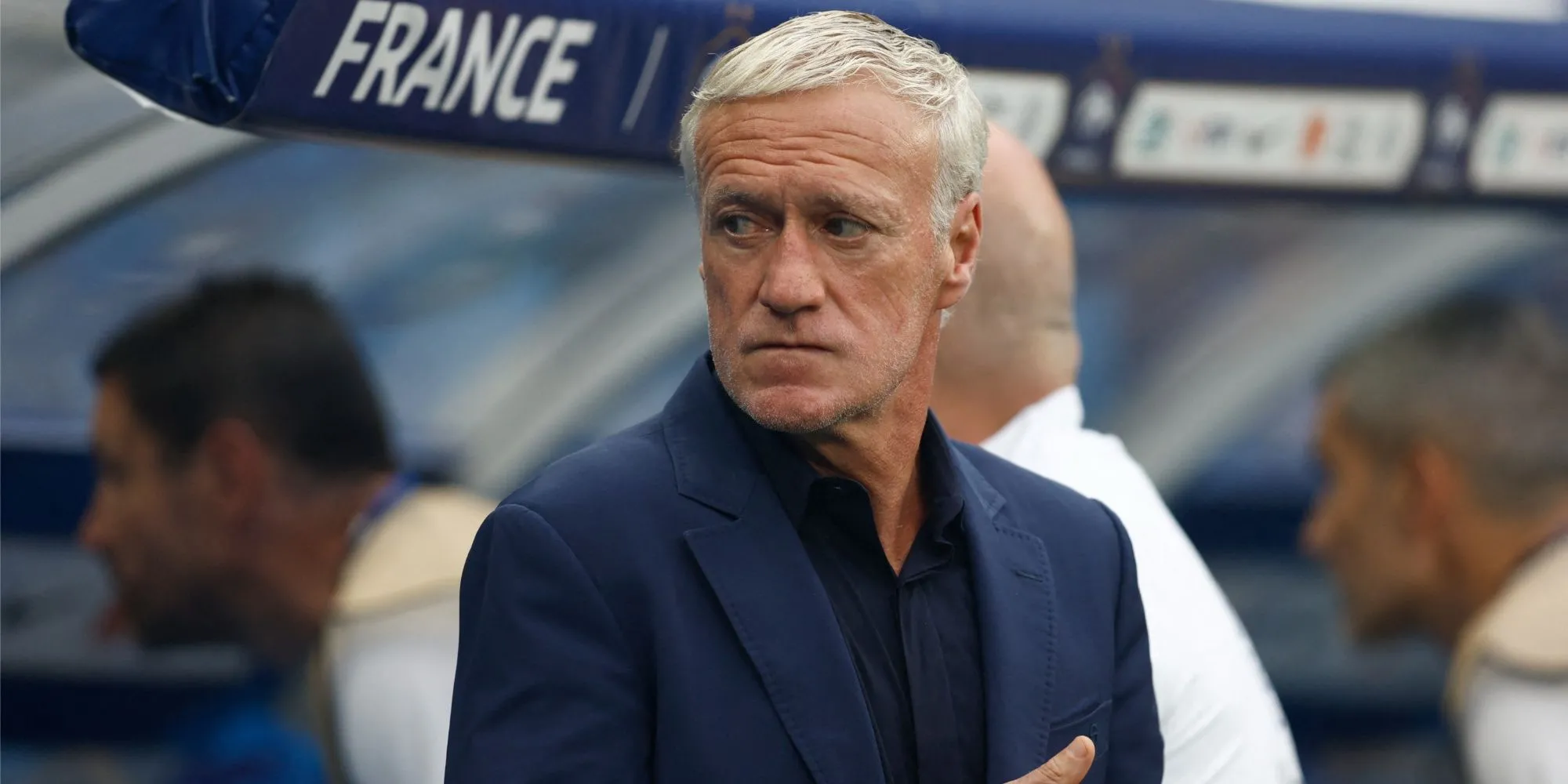 Didier Deschamps, HLV đội tuyển Pháp, trong trận đấu