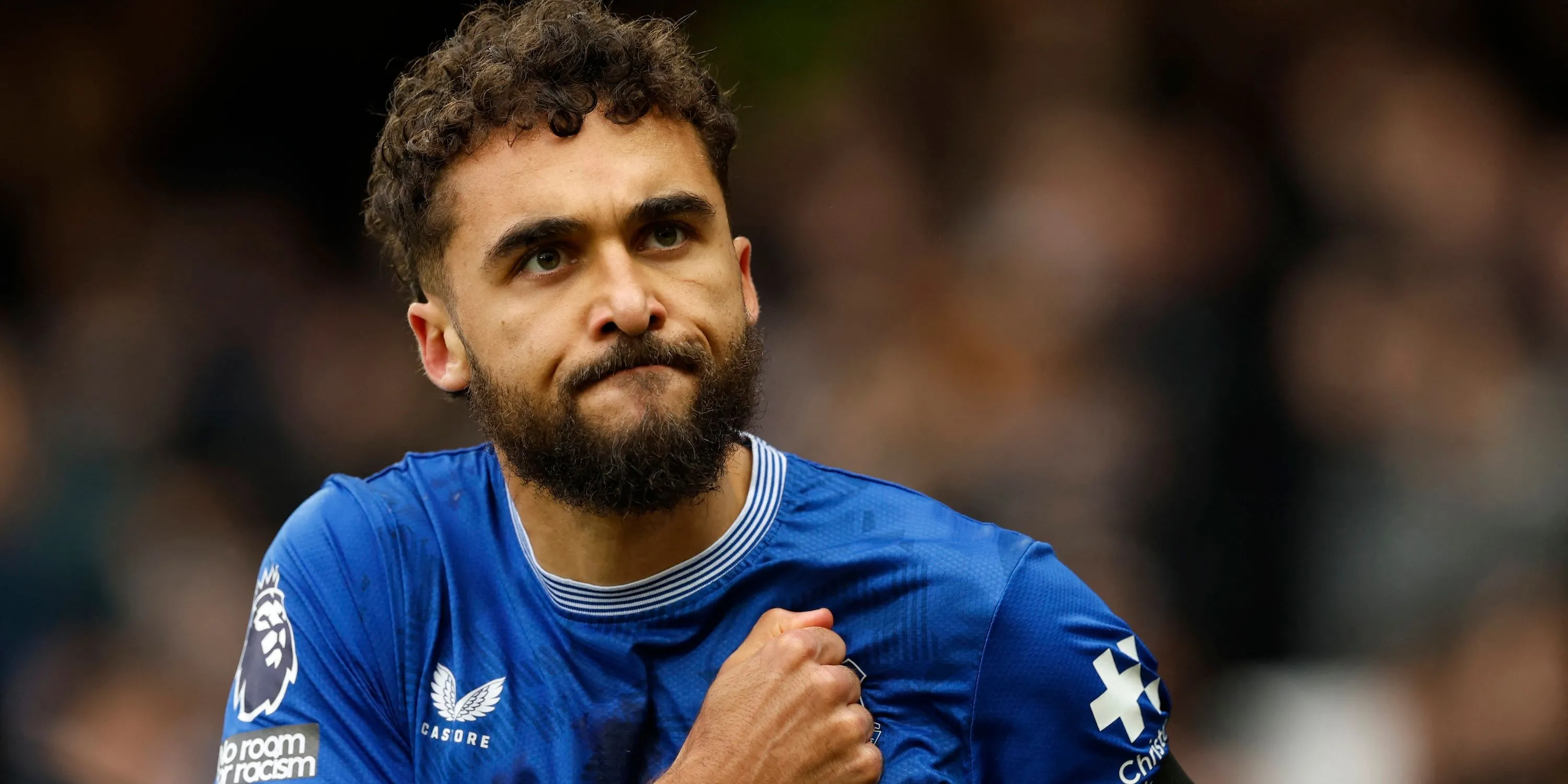 Dominic Calvert-Lewin ăn mừng bàn thắng trong màu áo Everton