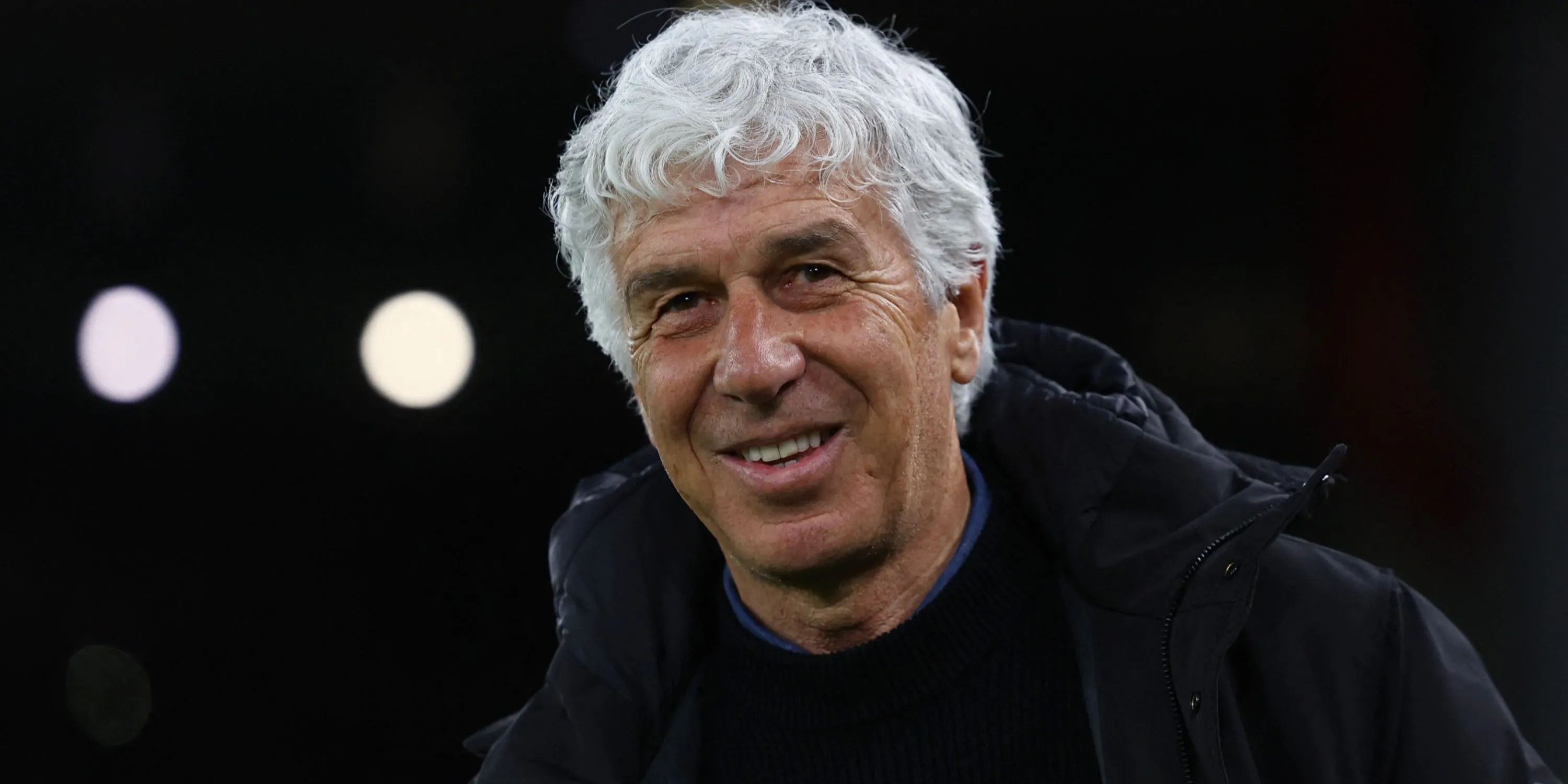 Gian Piero Gasperini, cựu HLV Atalanta, nở nụ cười chiến thắng