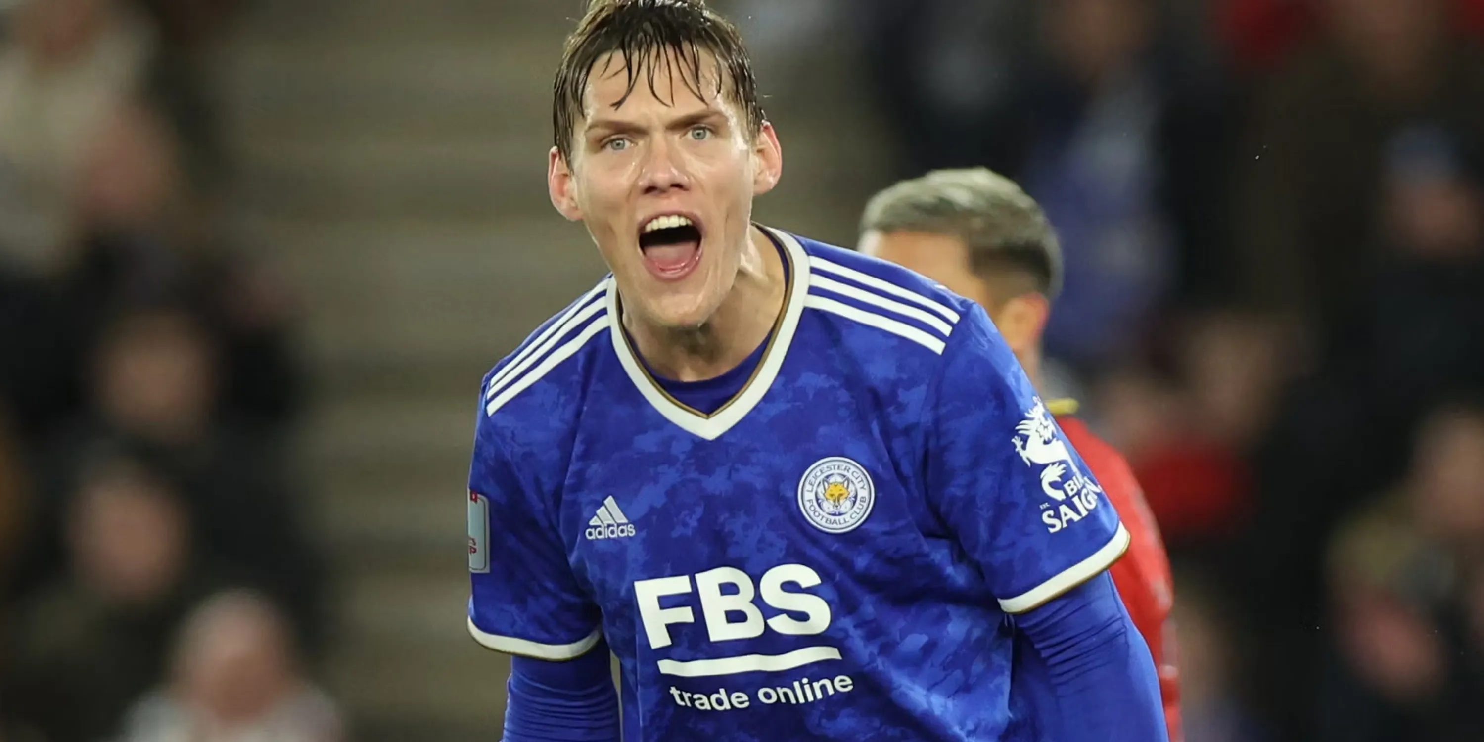 Jannik Vestergaard trong màu áo Leicester City