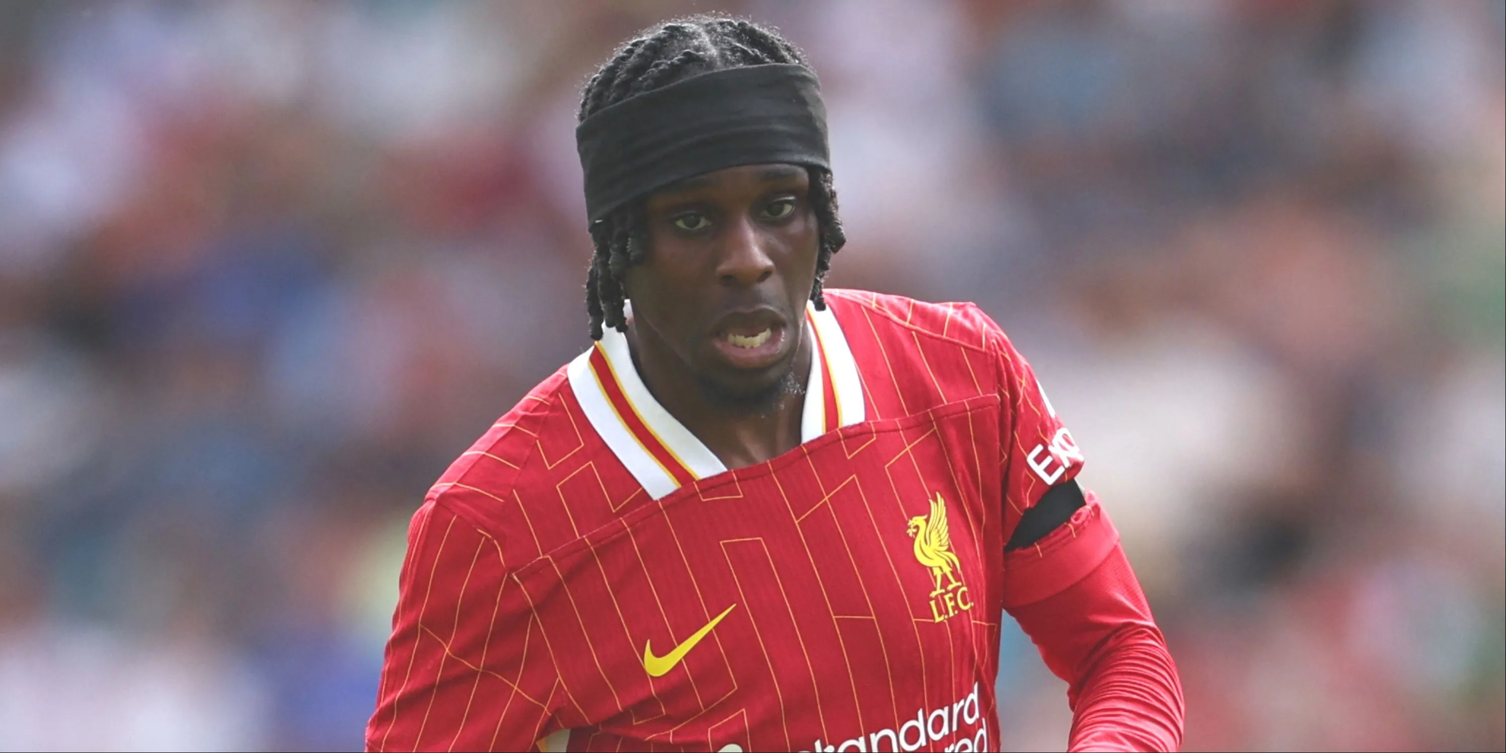Jeremie Frimpong, tân binh Liverpool, trong trận ra mắt