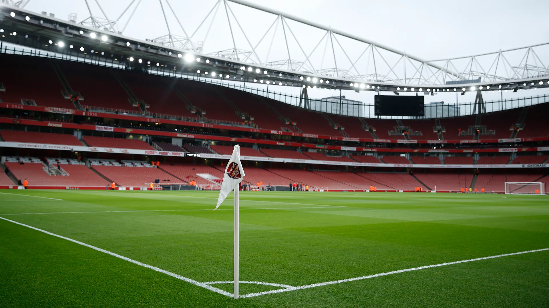 Sân vận động Emirates, sân nhà của câu lạc bộ Arsenal.