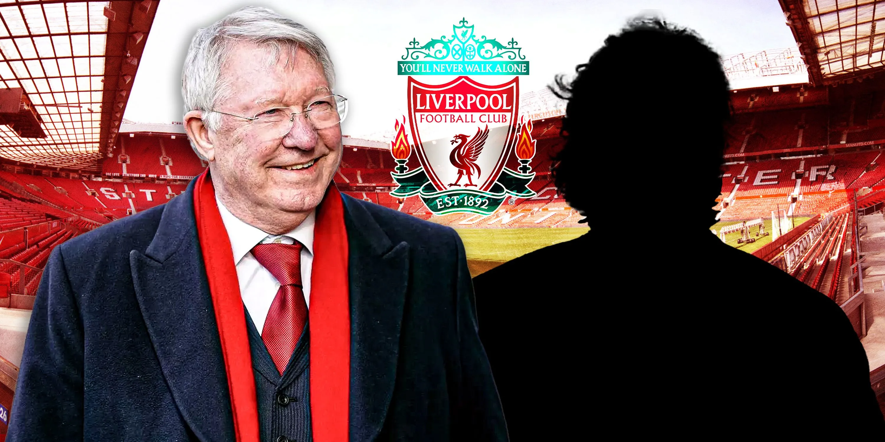 Sir Alex Ferguson, cựu HLV Manchester United, và Gabriel Heinze