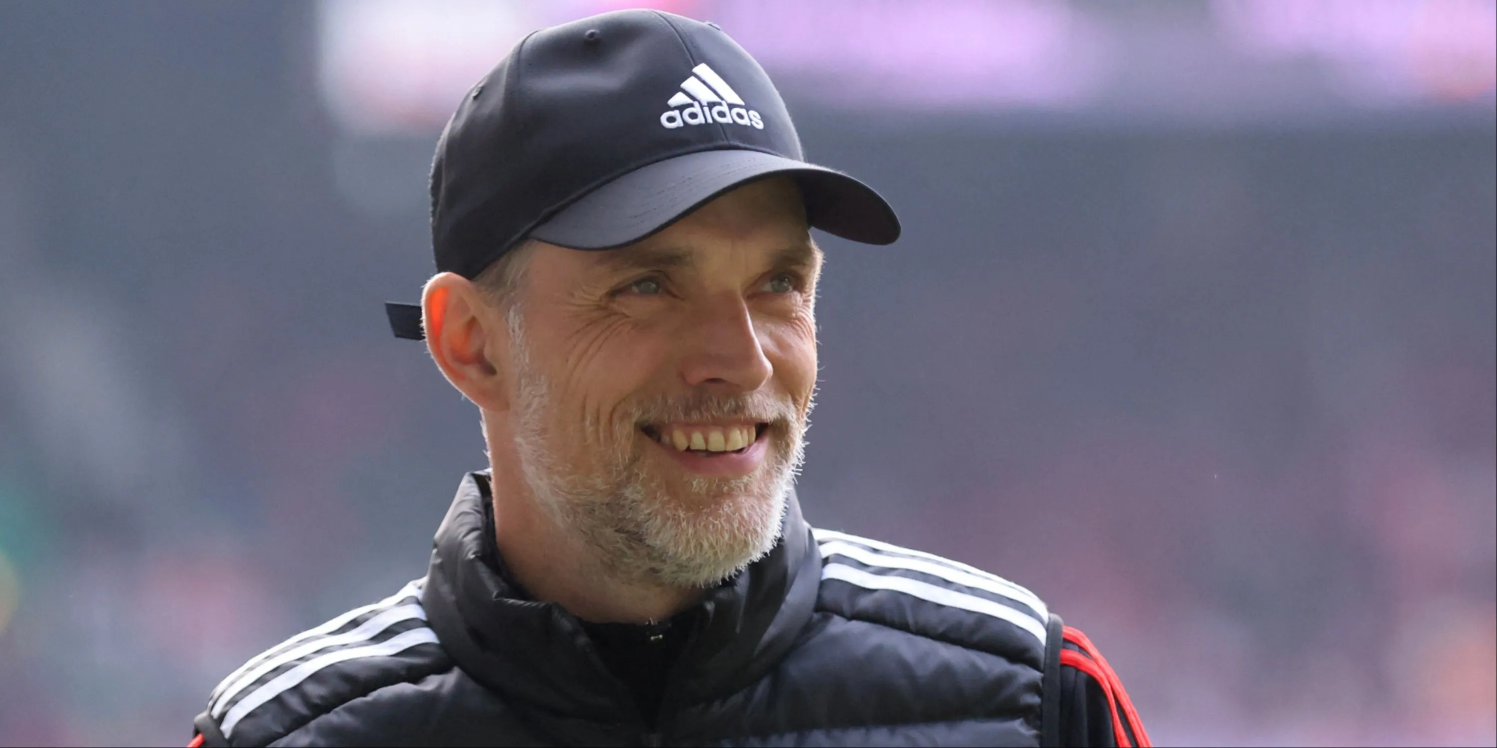 Thomas Tuchel mỉm cười trên đường biên khi còn dẫn dắt Bayern Munich