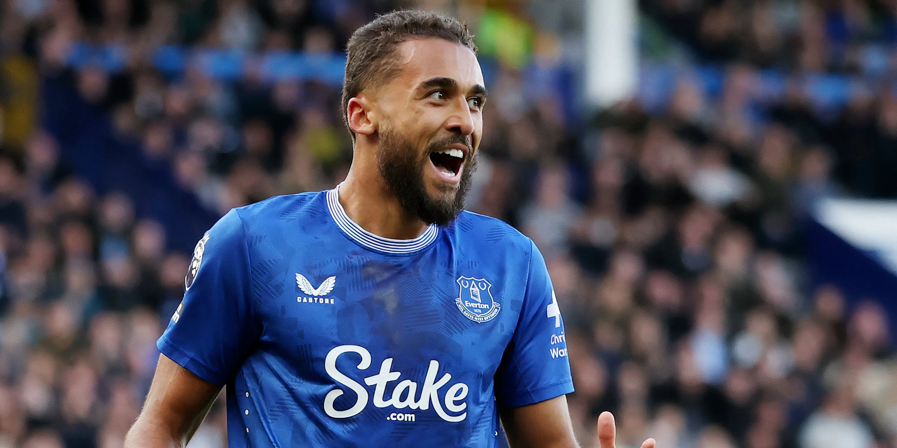 Tiền đạo Dominic Calvert-Lewin trong màu áo Everton, mục tiêu chuyển nhượng tiềm năng của Newcastle