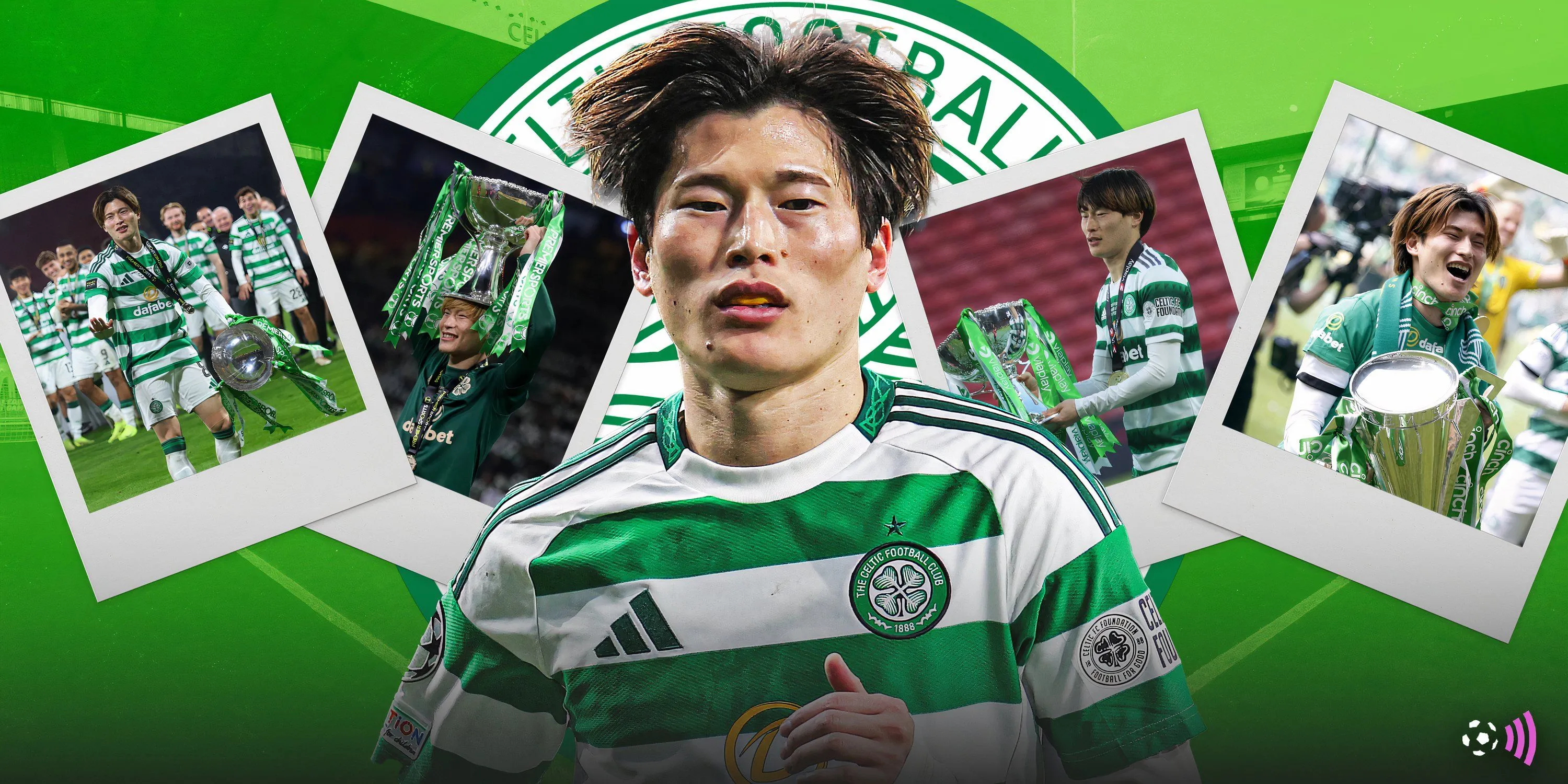Tiền đạo Kyogo Furuhashi trong màu áo Celtic