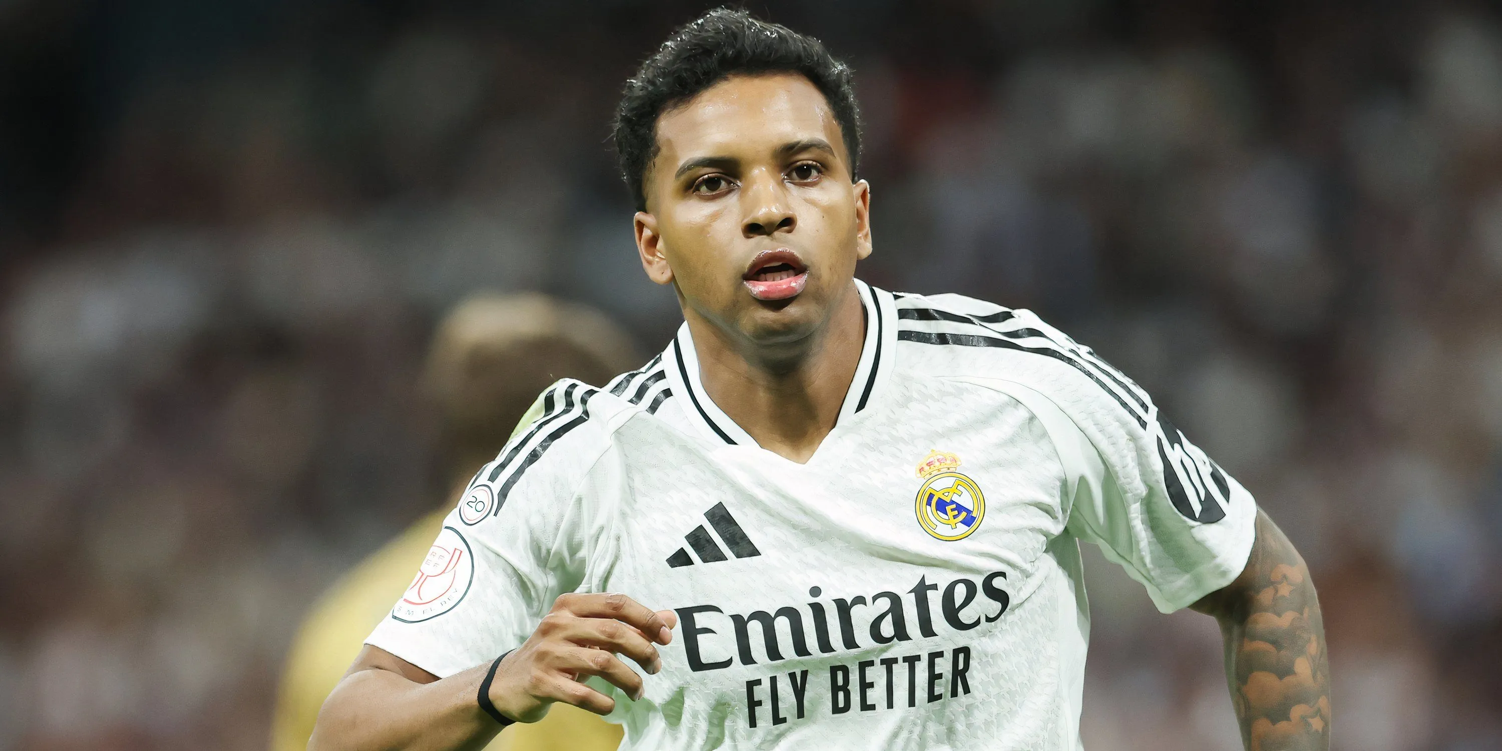 Tiền đạo Rodrygo thi đấu cho Real Madrid tại La Liga