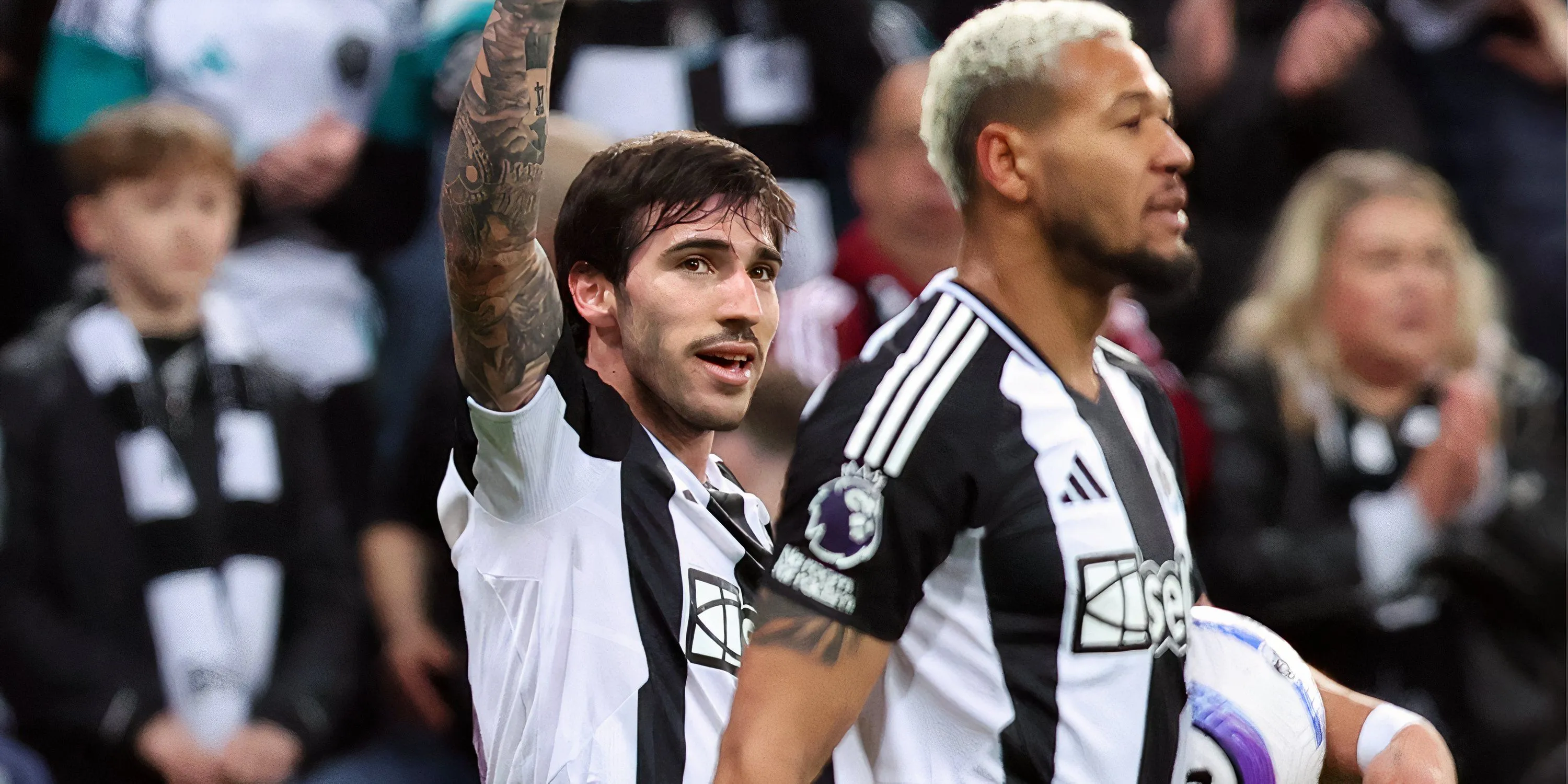 Tiền vệ Sandro Tonali của Newcastle trong một trận đấu ở Premier League
