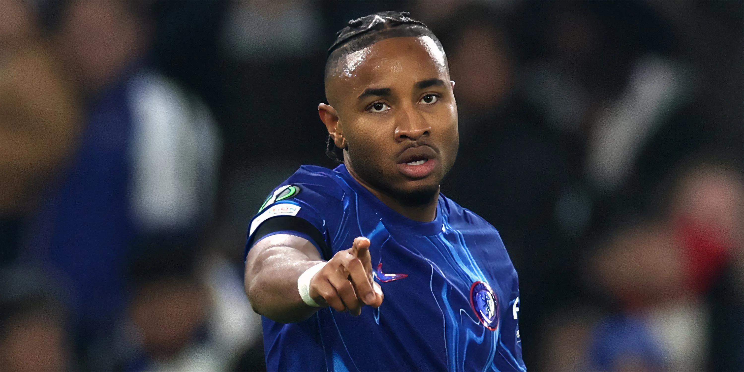 Christopher Nkunku ăn mừng bàn thắng, tiền đạo được Newcastle và Bayern quan tâm
