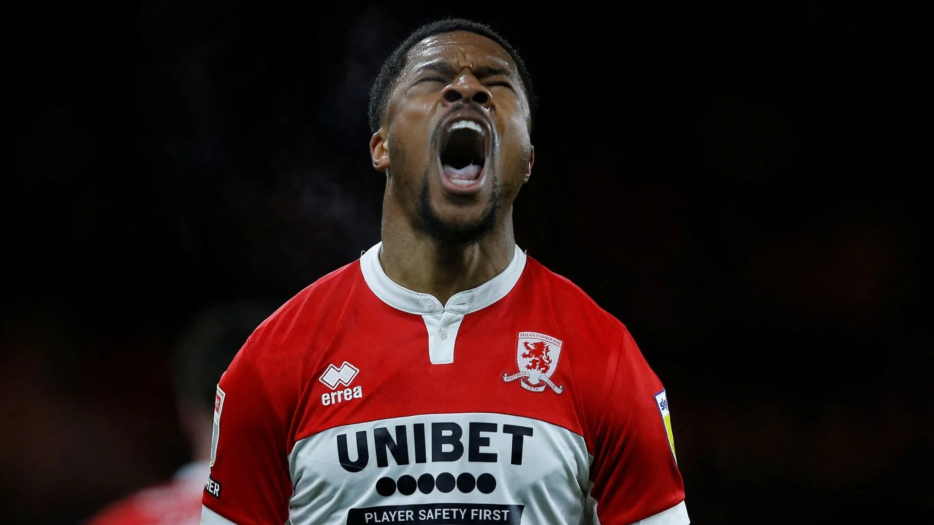 Chuba Akpom trong màu áo Middlesbrough, tiền đạo chuẩn bị gia nhập Birmingham City