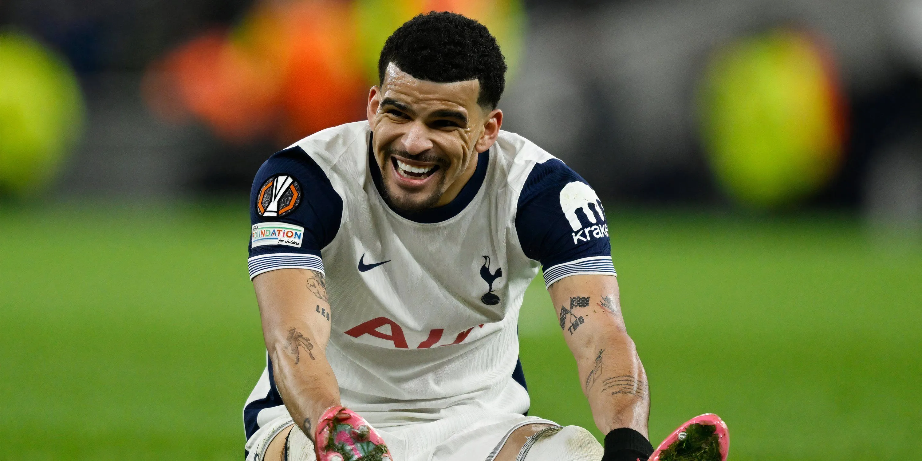 Dominic Solanke trong màu áo Spurs